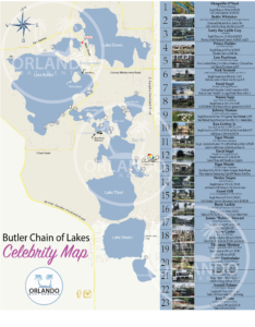 Orlando Boat Rentals Celebrity map